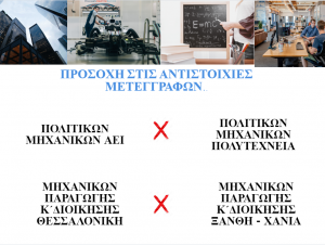 Μετεγγραφές 2019. Τι πρέπει να προσέξουμε στο Μηχανογραφικό.